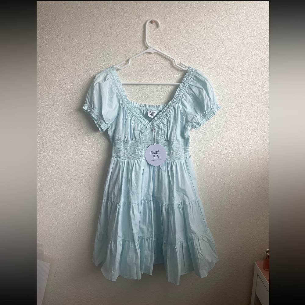 Daniella mini dress in blue!